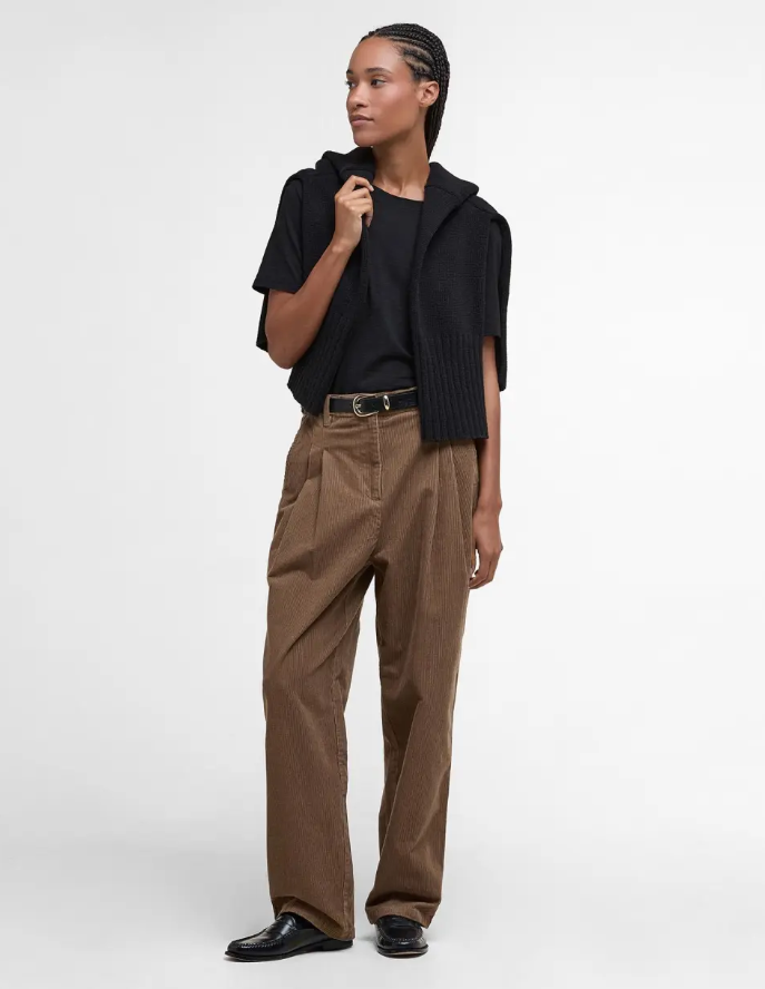 Brown Yasmin Corduroy Trousers