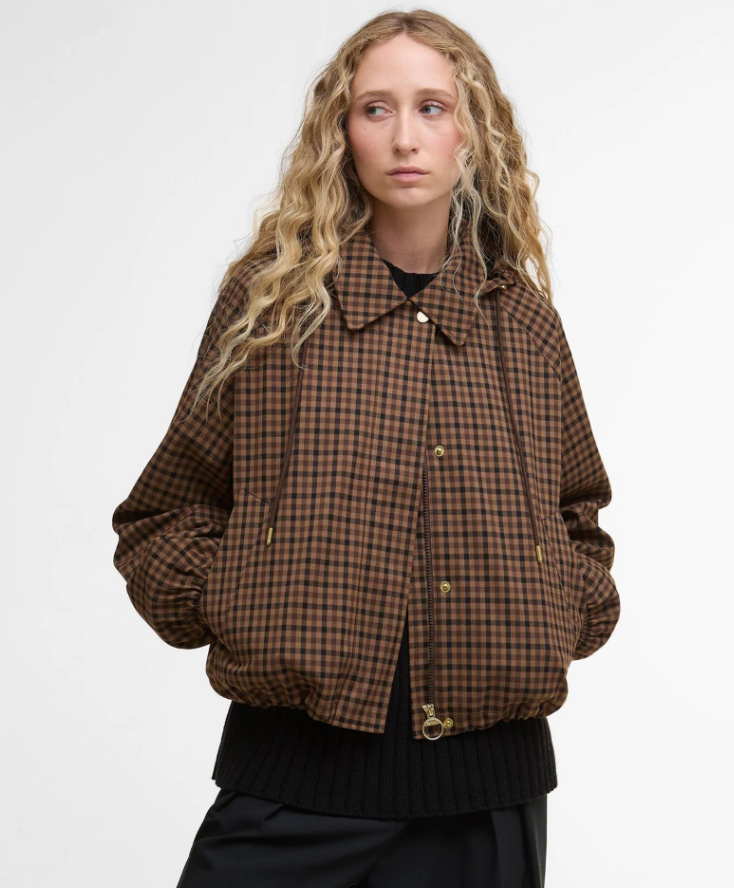 Brown Check Aubrey Jacket