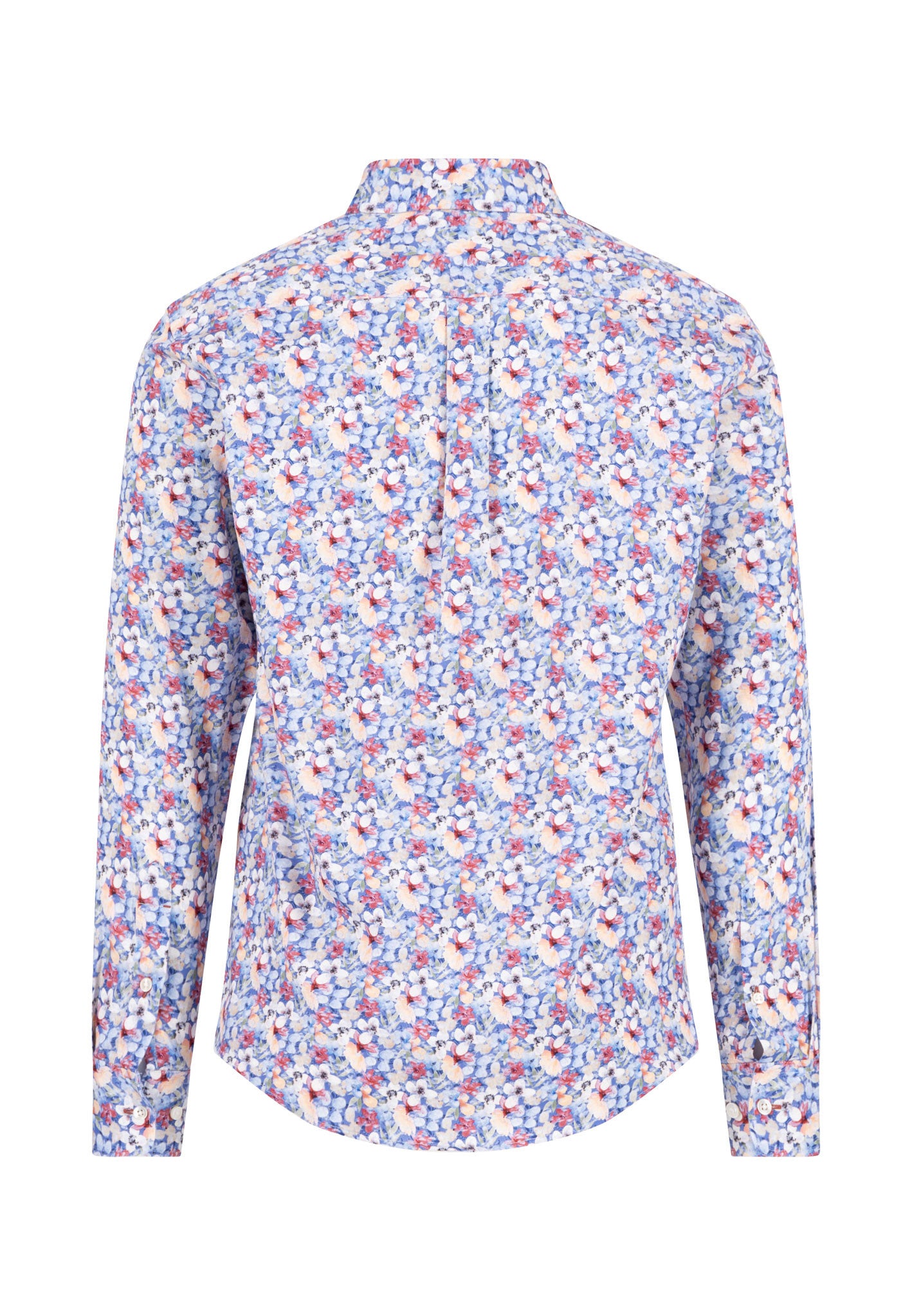 Berry Flower Print Shirt