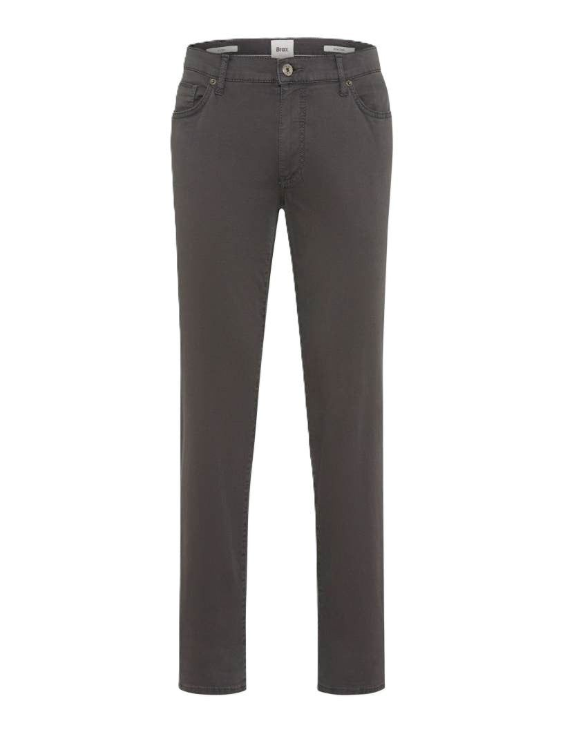 Grey Hi Flex Chinos Short Leg