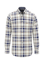 Load image into Gallery viewer, Blue Check Herringbone Shirt
