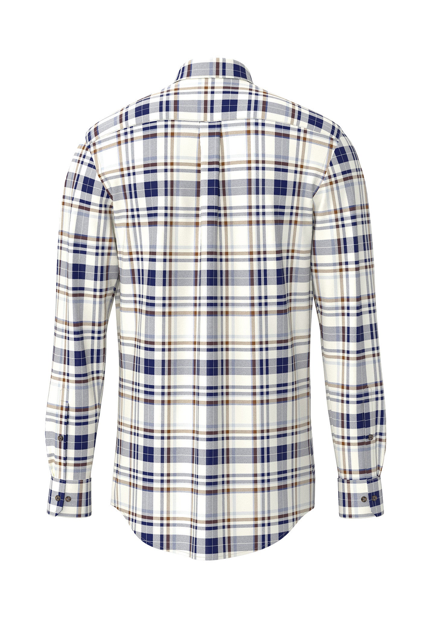 Blue Check Herringbone Shirt