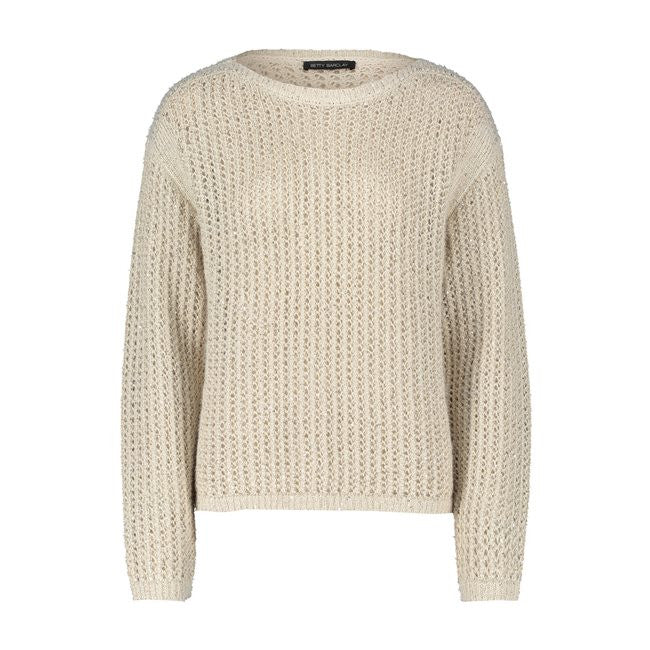 Beige Loose Knit Jumper