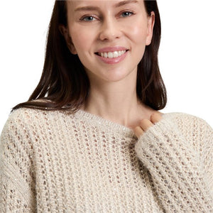 Beige Loose Knit Jumper