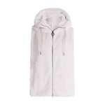 Load image into Gallery viewer, Cream Faux Fur Gilet
