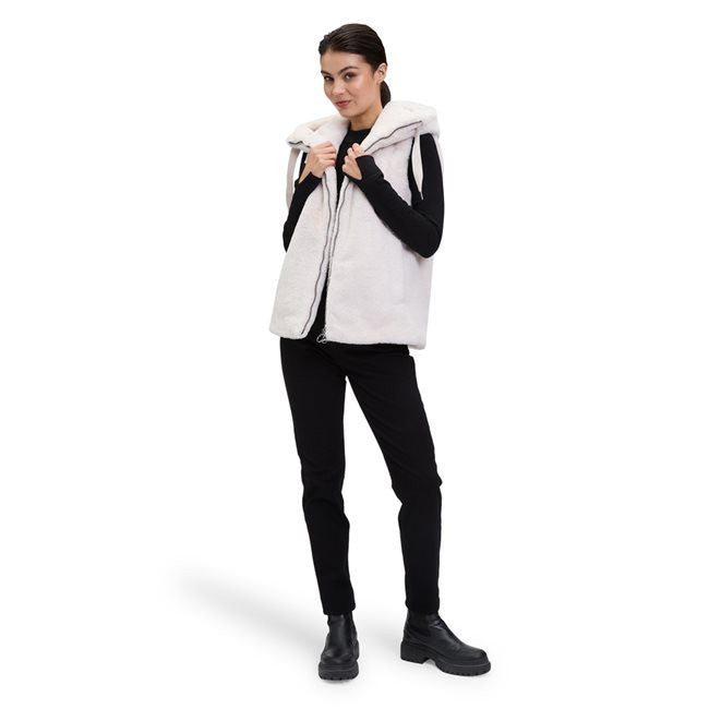Cream Faux Fur Gilet