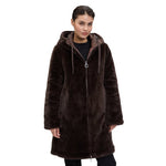 Load image into Gallery viewer, Chocolate Reversible Coat
