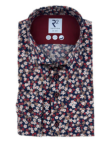 Red Liberty Print Shirt