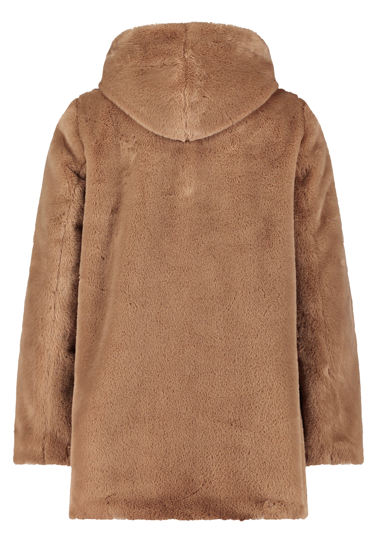 Taupe Faux Fur Coat