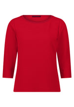 Load image into Gallery viewer, Red 3/4 Sleeve Top
