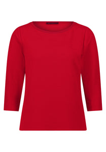 Red 3/4 Sleeve Top
