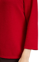 Load image into Gallery viewer, Red 3/4 Sleeve Top
