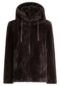 Chocolate Faux Fur Coat