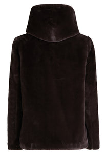 Chocolate Faux Fur Coat