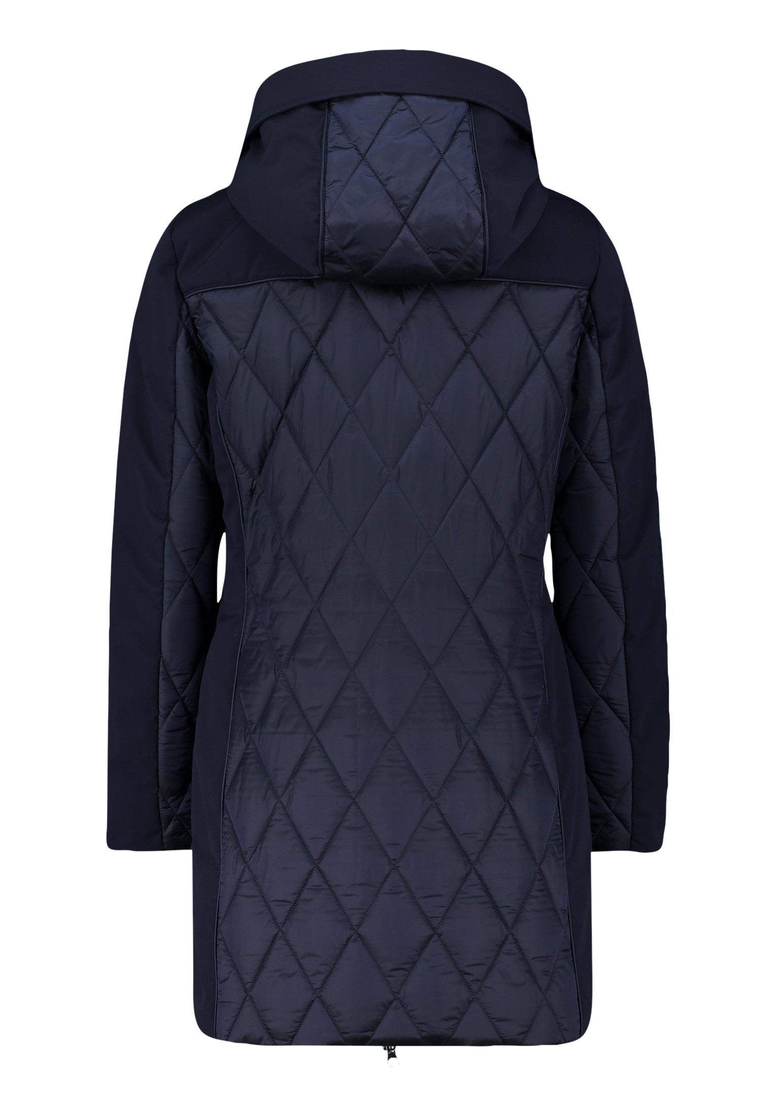 Navy Quilted Coat