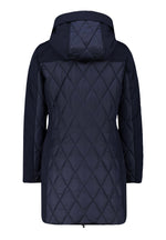 Load image into Gallery viewer, Navy Quilted Coat

