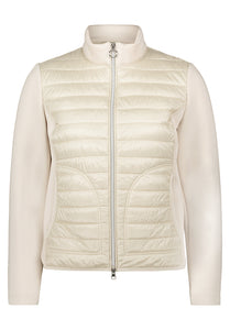 Cream Quilted Jacket