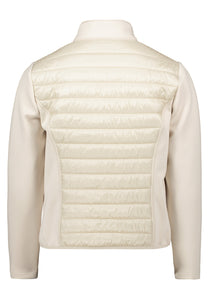 Cream Quilted Jacket
