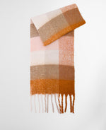 Load image into Gallery viewer, Mustard Marie Check Scarf
