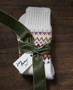 Load image into Gallery viewer, Cloud Kingsford Fair Isle Socks -CLOUD
