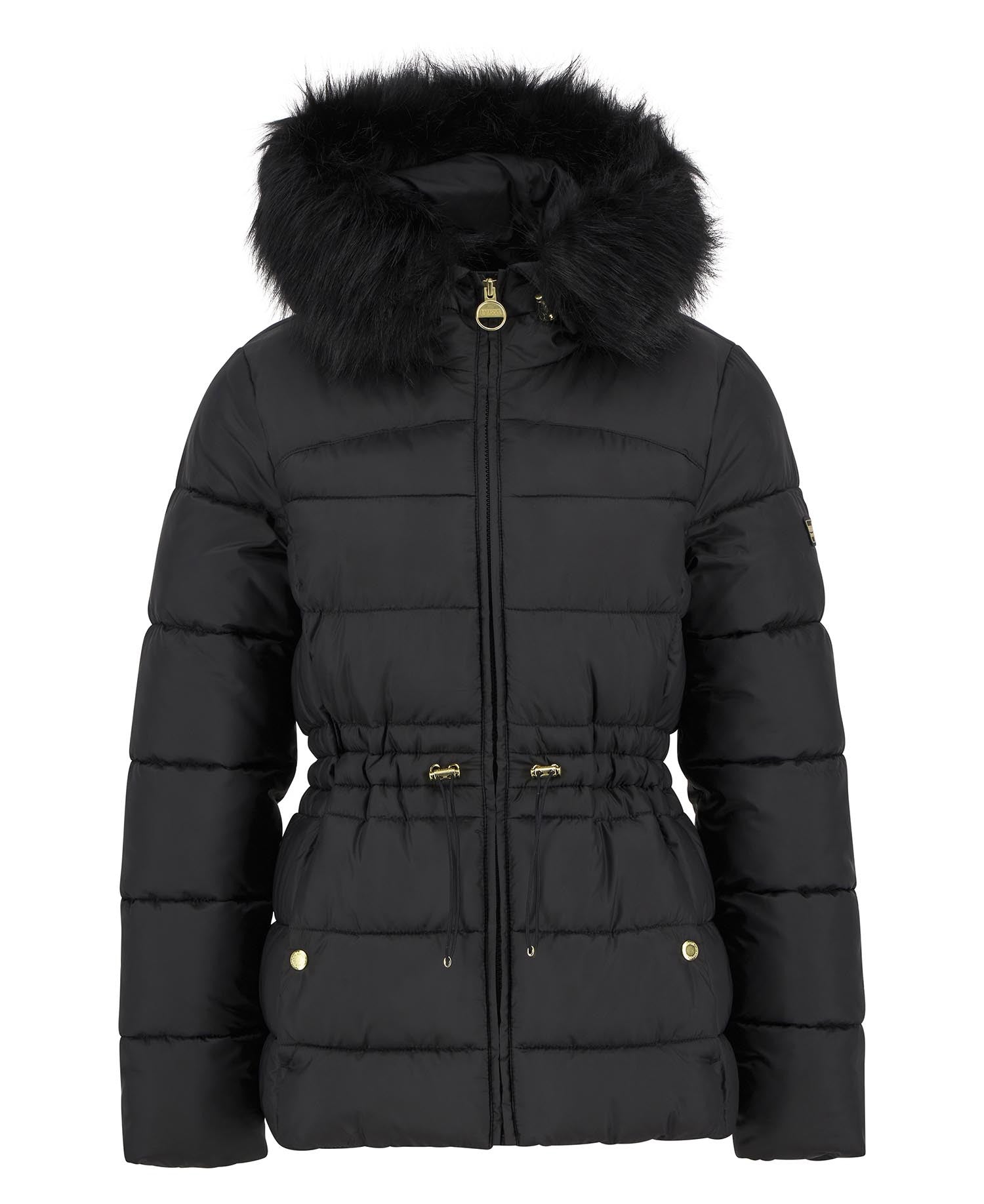 Black Cher Puffer Coat