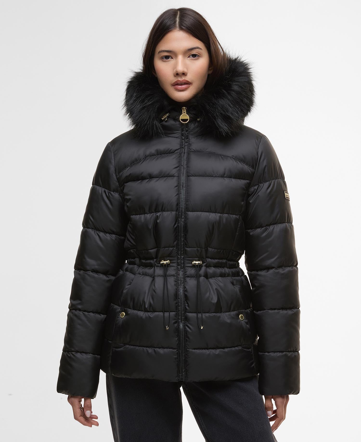 Black Cher Puffer Coat