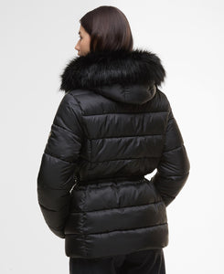 Black Cher Puffer Coat