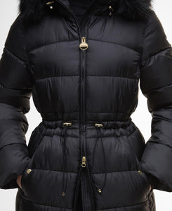 Black Cher Puffer Coat