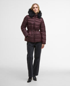 Burgundy Cher Puffer Coat