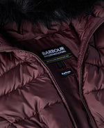 Load image into Gallery viewer, Burgundy Cher Puffer Coat
