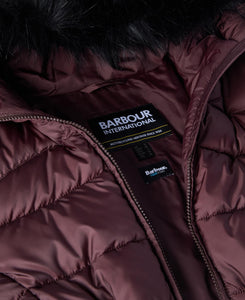 Burgundy Cher Puffer Coat