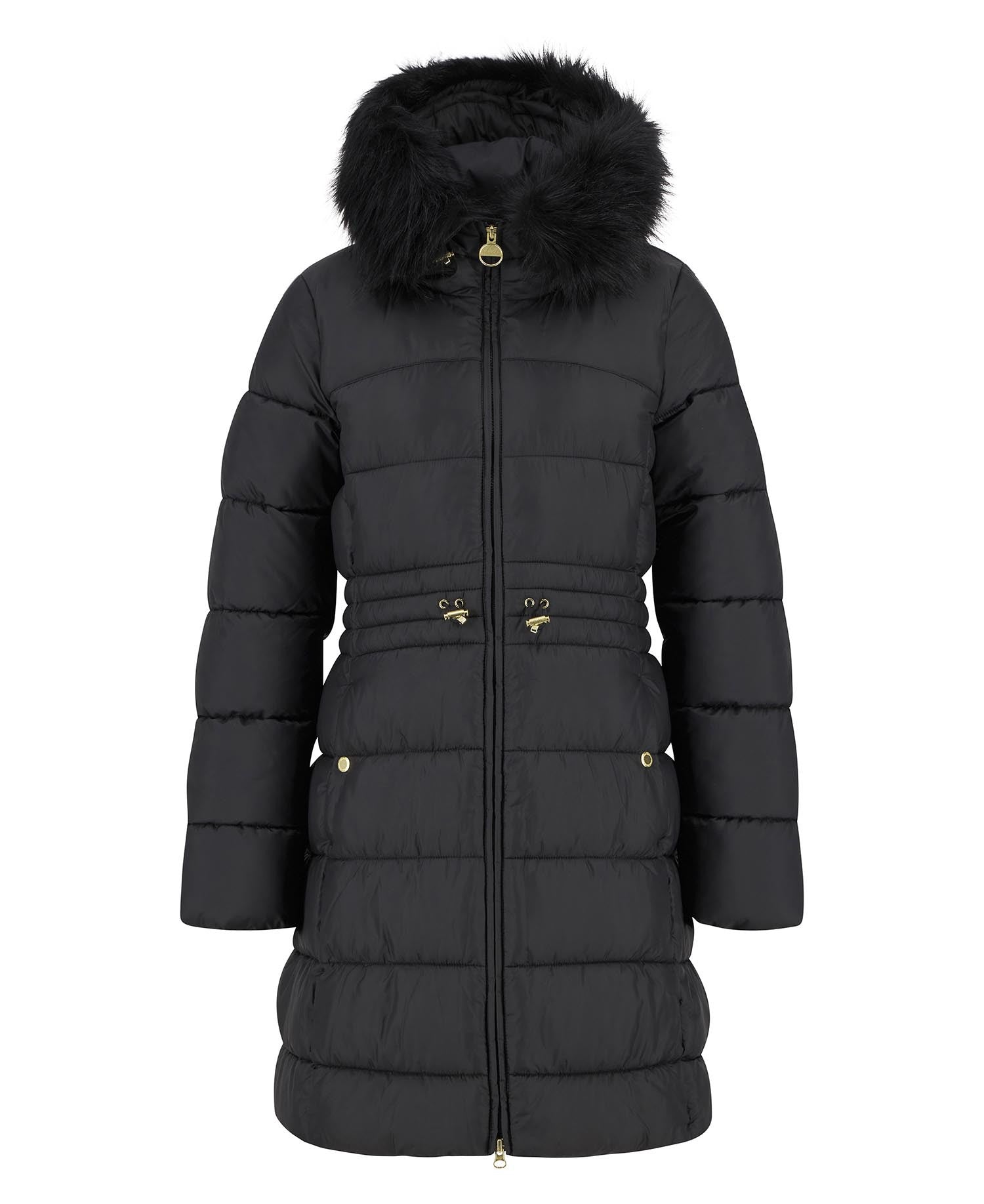 Black Anastasia Puffer Coat