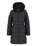 Load image into Gallery viewer, Black Anastasia Puffer Coat
