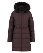 Load image into Gallery viewer, Burgundy Anastasia Puffer Coat
