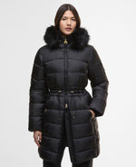Load image into Gallery viewer, Black Anastasia Puffer Coat
