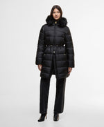 Load image into Gallery viewer, Black Anastasia Puffer Coat
