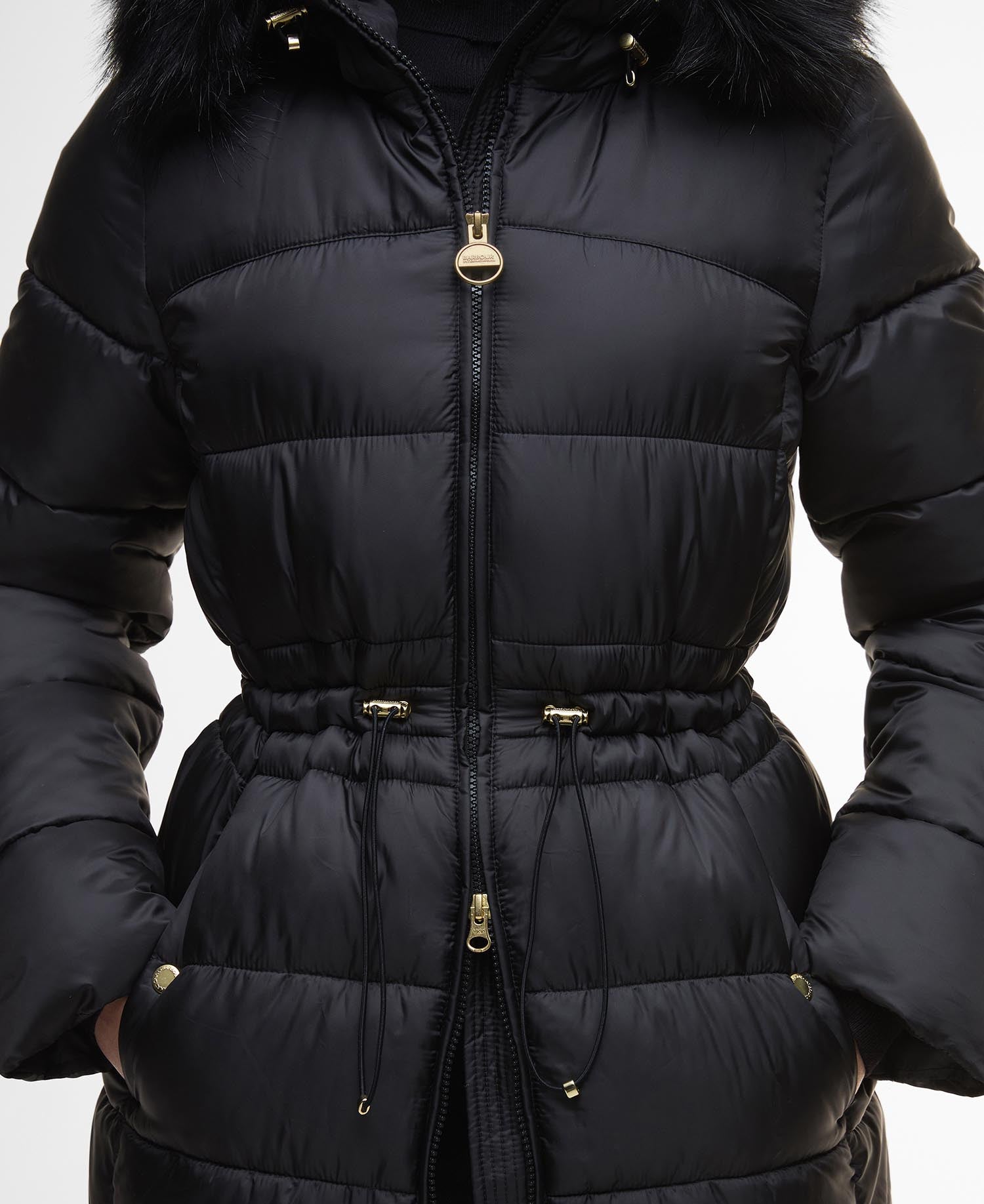 Black Anastasia Puffer Coat