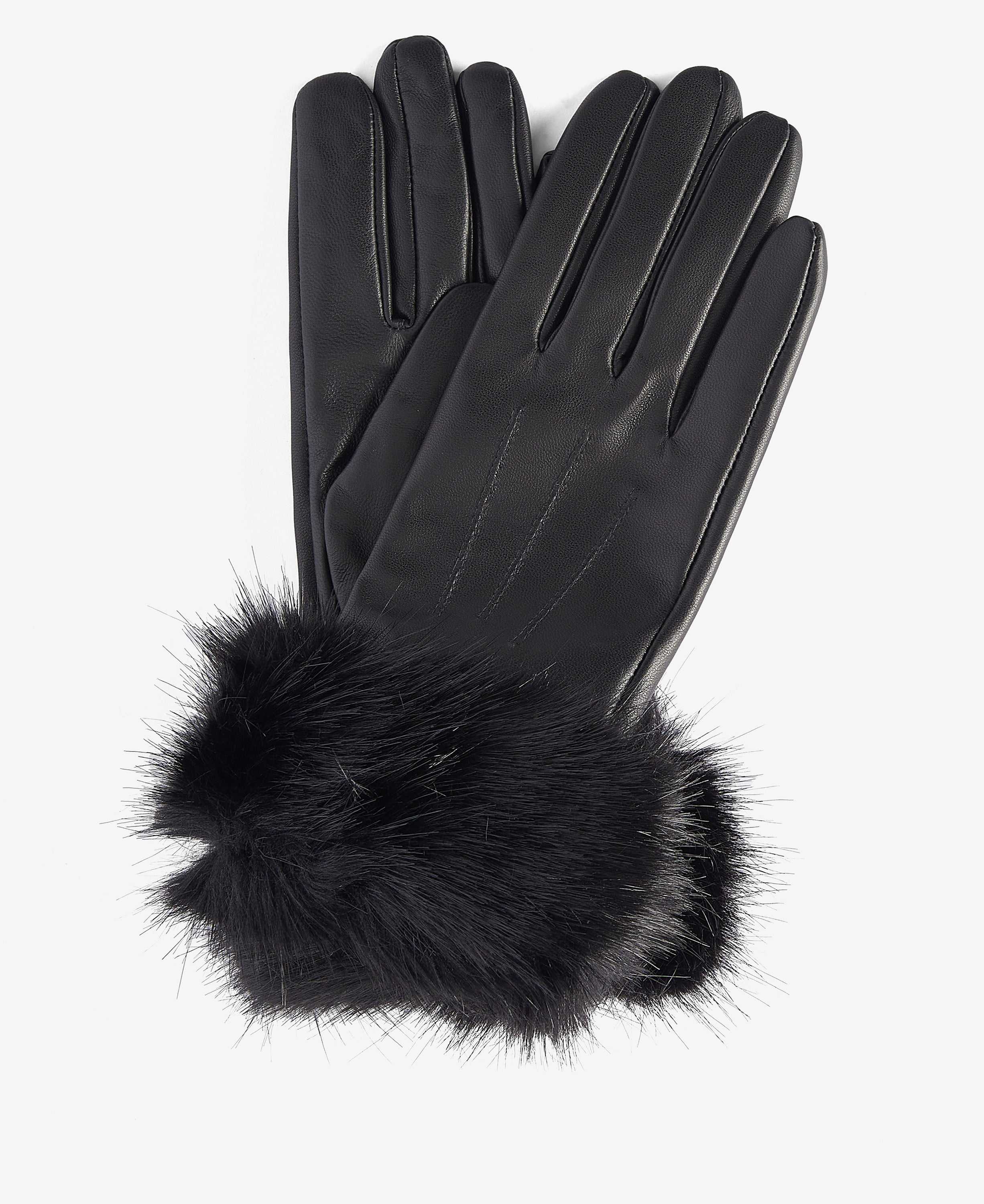 Black Leather Gloves