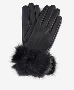 Black Leather Gloves