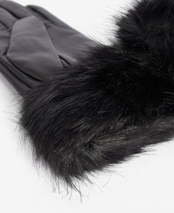Black Leather Gloves