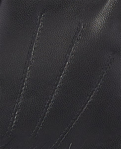 Black Leather Gloves