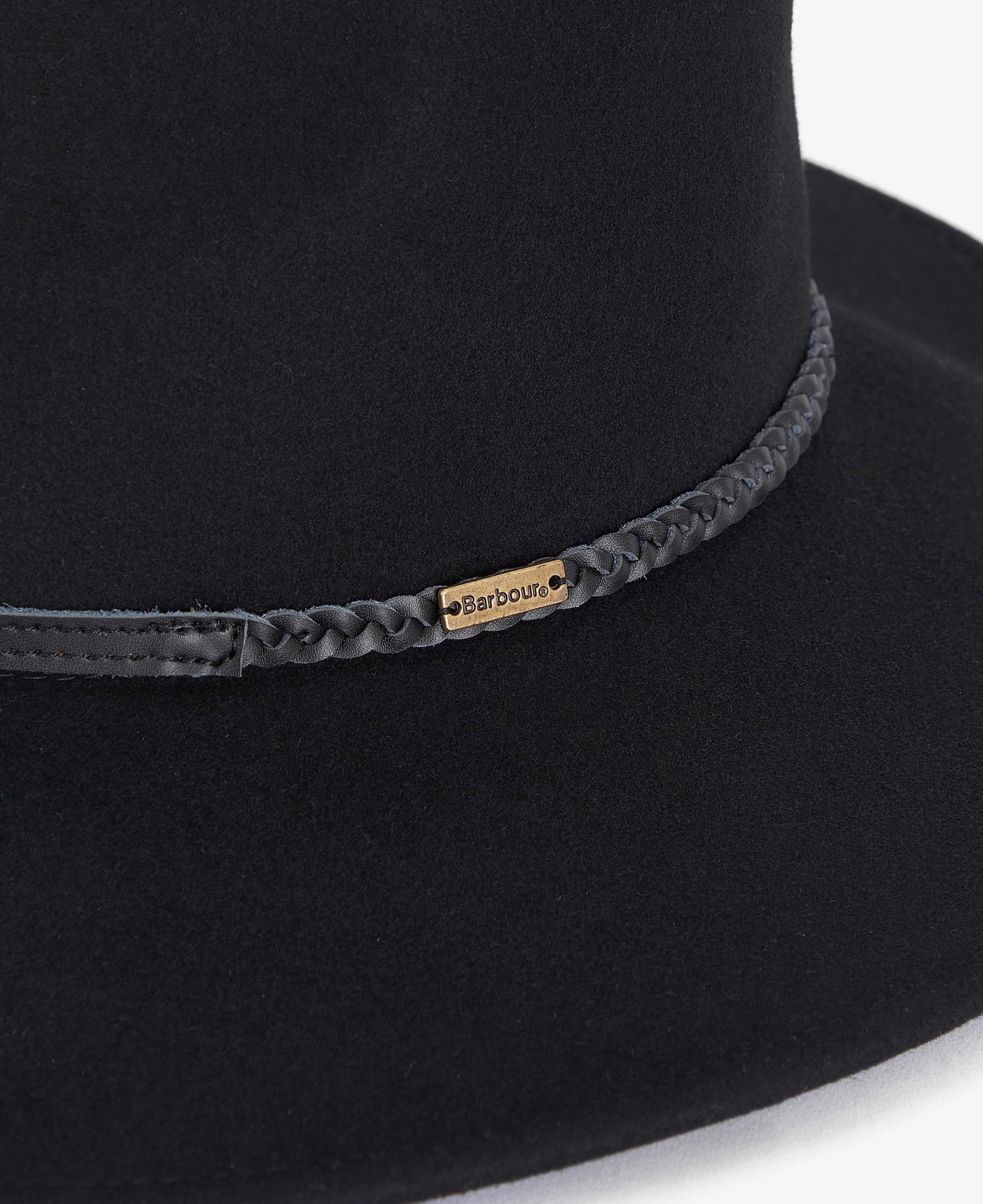 Black Track Fedora Hat