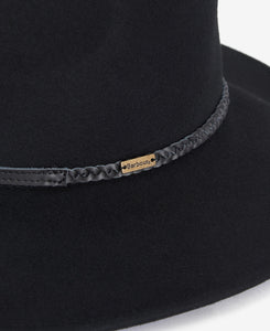 Black Track Fedora Hat