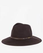 Load image into Gallery viewer, Chocolate Track Fedora Hat
