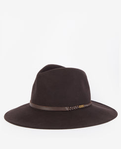 Chocolate Track Fedora Hat