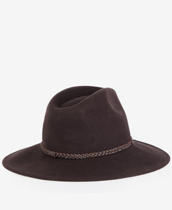 Chocolate Track Fedora Hat