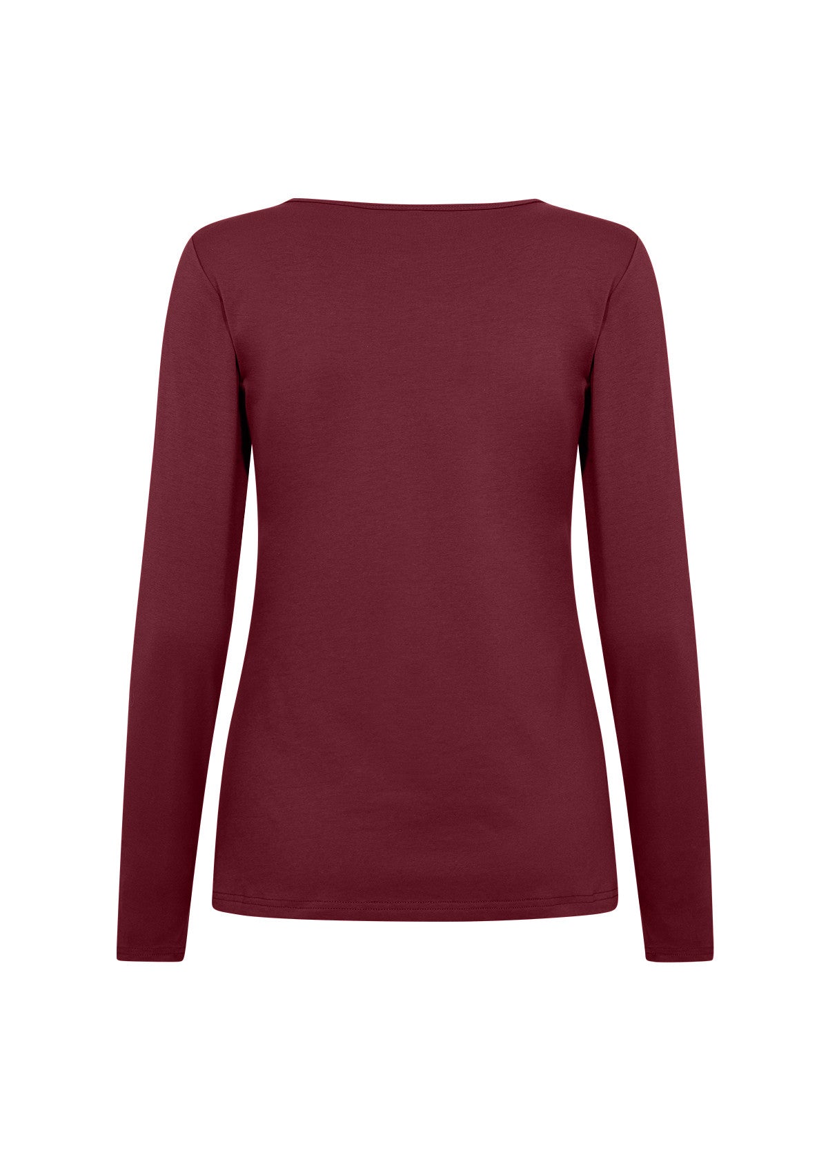 Wine Long Sleeve Top