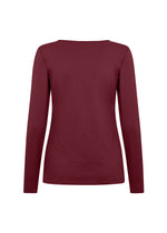 Load image into Gallery viewer, Wine Long Sleeve Top
