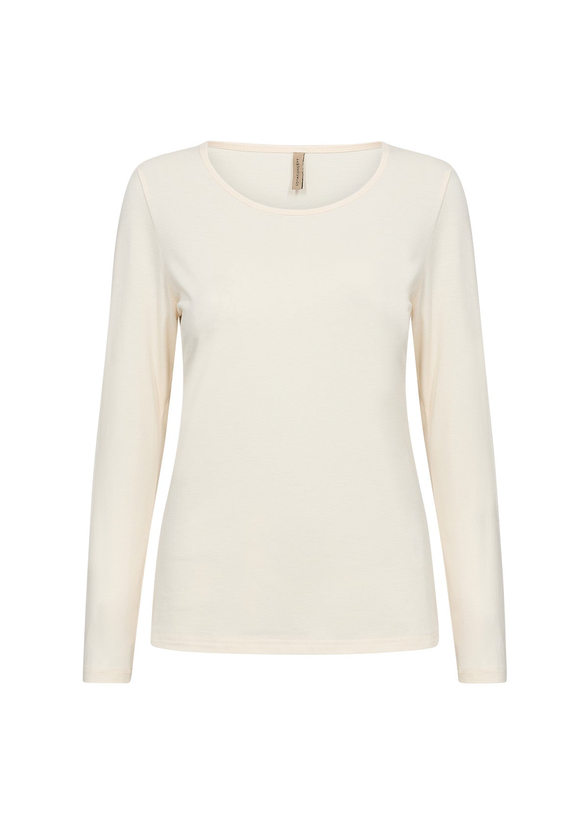 Cream Long Sleeve Top