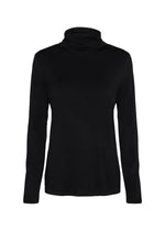 Load image into Gallery viewer, Black Roll Neck Top
